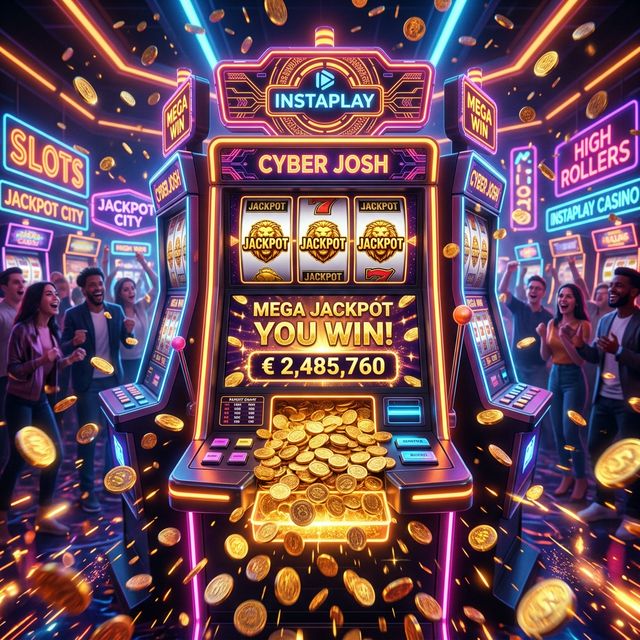 Mahjong Ways cascading slot machine glowing neon banner